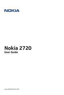 Nokia 2720 manual. Smartphone Instructions.